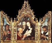 unknow artist Triptych The Adoration of the Magi Sweden oil painting artist